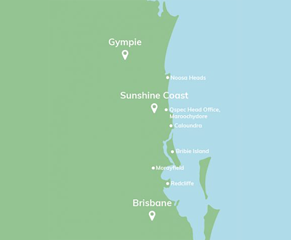 southeast queensland map