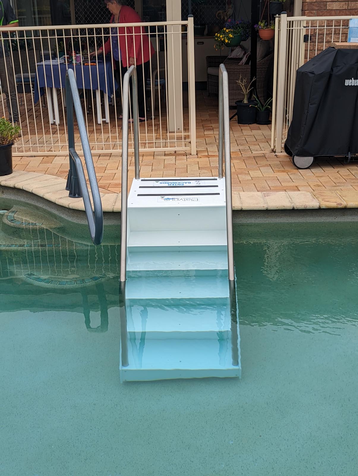 pool steps