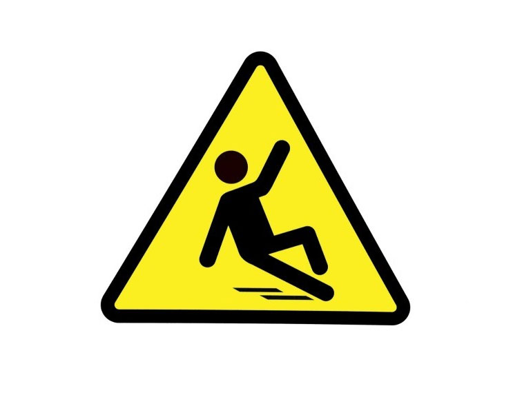 slip warning