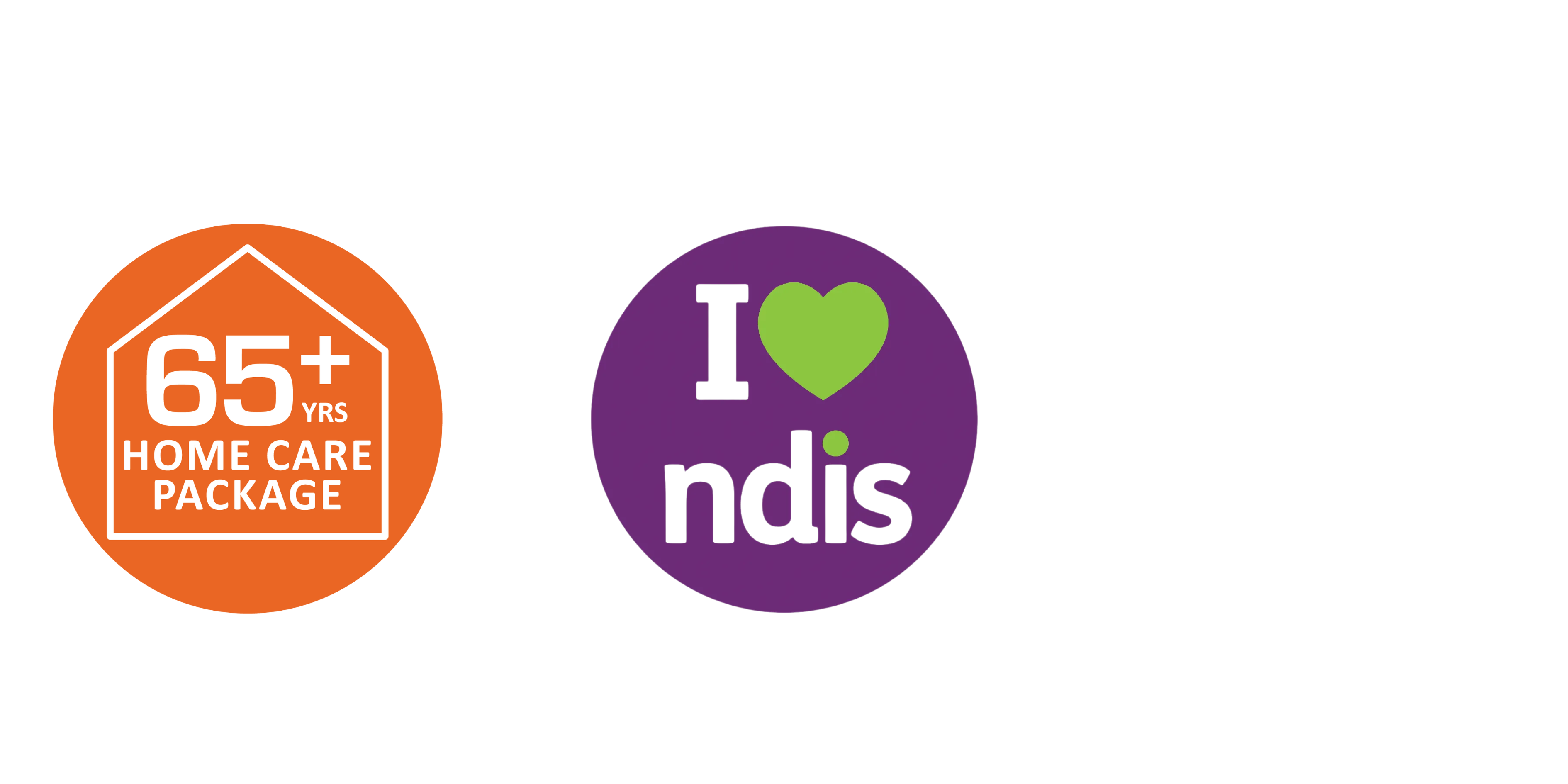 Elderly Home Care and NDIS Logos
